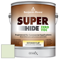 Benjamin Moore 355 Super Hide Zero Voc Interior Flat краска цвет 547 Mint Julep
