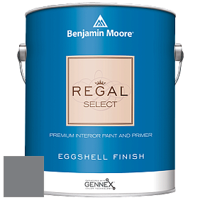 Benjamin Moore 549 Regal Select Waterborne Interior Eggshell Finish краска цвет 2121-20 Steel Wool