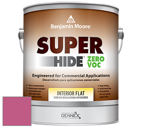 Benjamin Moore 355 Super Hide Zero Voc Interior Flat краска цвет 1348 Razzle Dazzle