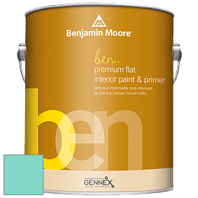 Benjamin Moore Ben W625 Premium Interior Latex Flat краска цвет 655 Coastal Paradise