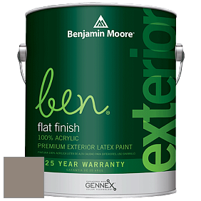 Benjamin Moore Ben 541 Waterborne Exterior Flat Finish краска цвет 2108-40 Stardust