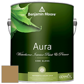 Benjamin Moore Aura 528 Waterborne Interior Semi-gloss Finish краска цвет 251 Seville Tan