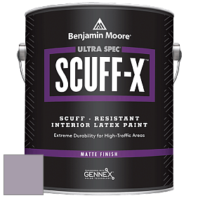 Benjamin Moore 484 Ultra Spec SCUFF-X Interior Matte Finish краска цвет AF-595 