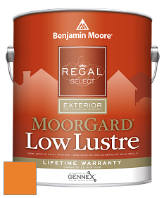 Benjamin Moore W103 Regal Select Exterior Paint-MoorGard Low Lustre Finish краска цвет 2017-10 Orange Juice