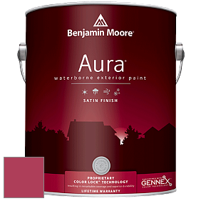 Benjamin Moore Aura 631 Waterborne Exterior Satin Finish краска цвет 2086-20 Rose Parade