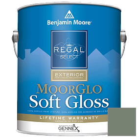 Краска Regal Select Exterior Paint-Moor GloSoft Gloss Finish (W096) цвет AF-475 