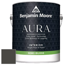 Benjamin Moore Aura 528 Waterborne Interior Semi-gloss Finish краска цвет NCS S 8502-Y 