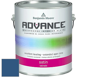 Benjamin Moore 792 Advance Interior Paint-Satin эмаль цвет 2064-20 Patriot Blue