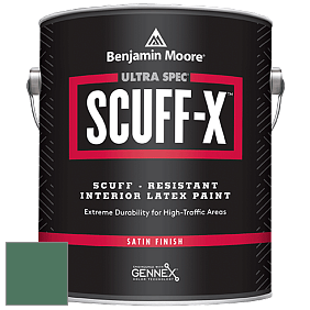 Benjamin Moore 486 Ultra Spec SCUFF-X Interior Satin Finish краска цвет NCS S 5030-G 