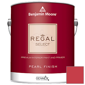 Краска Regal Select Waterborne Interior Pearl Finish (550) цвет 2002-20 Bull's Eye Red