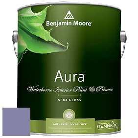 Benjamin Moore Aura 528 Waterborne Interior Semi-gloss Finish краска цвет 2070-40 Spring Purple