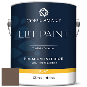 COLOR SMART CS 745 ELIT PAINT глубокоматовая моющаяся краска цвет 2107-30 Rockies Brown