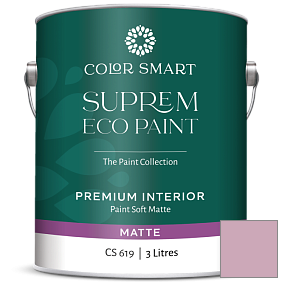 Краска COLOR SMART CS 619 SUPREM ECO PAINT матовая краска цвет 2082-50 Damask Rose