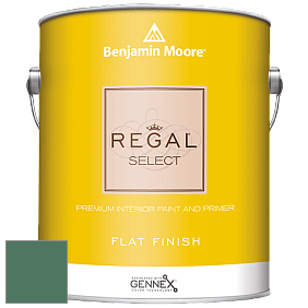 Benjamin Moore 547 Regal Select Waterborne Interior Flat Finish краска цвет NCS S 5030-G 