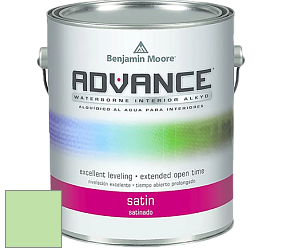 Benjamin Moore 792 Advance Interior Paint-Satin эмаль цвет 2032-50 Early Spring Green