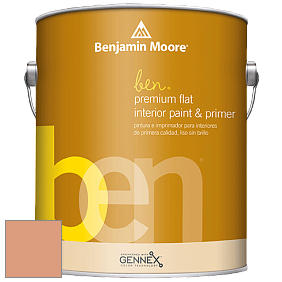 Benjamin Moore Ben W625 Premium Interior Latex Flat краска цвет NCS S 2030-Y50R 