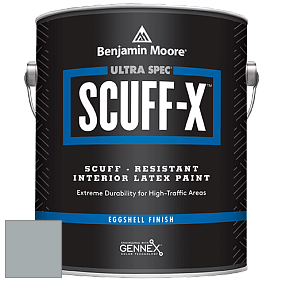 Benjamin Moore 485 Ultra Spec SCUFF-X Interior Eggshell Finish краска цвет 2134-50 Gull Wing Gray