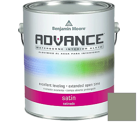 Краска Benjamin Moore 792. Advance Interior Paint-Satin эмаль цвет 453 Adirondack Green