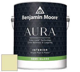 Benjamin Moore Aura 528 Waterborne Interior Semi-gloss Finish краска цвет 401 Sour Apple