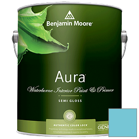 Краска Aura Waterborne Interior Semi-gloss Finish (528) цвет 767 Graceful Sea