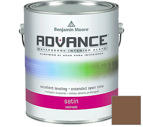Краска Benjamin Moore 792. Advance Interior Paint-Satin эмаль цвет 2163-10 Log Cabin