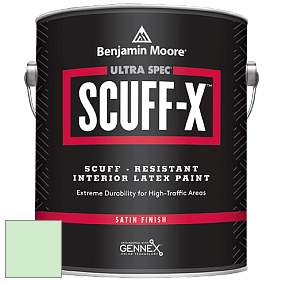 Benjamin Moore 486 Ultra Spec SCUFF-X Interior Satin Finish краска цвет 2033-60 Mantis Green