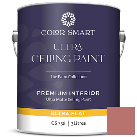 Краска COLOR SMART CS 758 ULTRA CEILING PAINT ультраматовая краска цвет 1293 Badlands