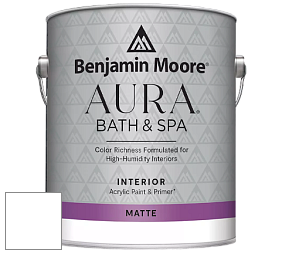Benjamin Moore Aura 532 Bath & Spa Waterborne Interior Paint Matte Finish краска цвет 2010-10 Tomato Red