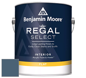Benjamin Moore 547 Regal Select Waterborne Interior Flat Finish краска цвет NCS S 6020-R90B 