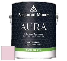 Benjamin Moore Aura 528 Waterborne Interior Semi-gloss Finish краска цвет 2081-60 Pink Lace