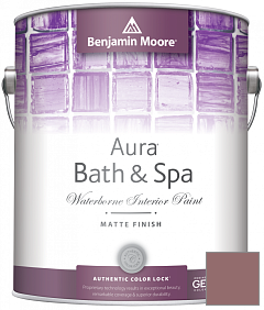 Краска Benjamin Moore Aura Bath & Spa Interior Paint Matte Finish (532) цвет HC-62 BM HC-62