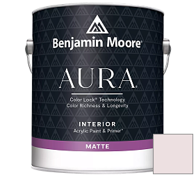 Краска Benjamin Moore Aura Interior Paint - Matte (522) цвет 1366 Rosemist