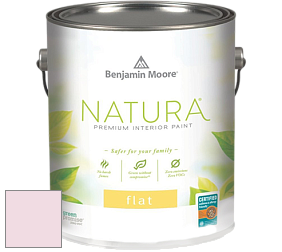 Benjamin Moore 512 Natura Interior Flat Finish матовая краска цвет 2080-70 Aztec Lily