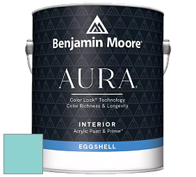 Benjamin Moore Aura 524 Waterborne Interior Eggshell Finish краска цвет 731 Surf City