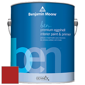Benjamin Moore Ben W626 Premium Interior Latex Eggshell краска цвет RAL 3000 