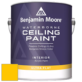 Benjamin Moore 508 Waterborne Ceiling Paint краска для потолков цвет 2022-10 Yellow