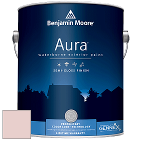 Benjamin Moore Aura 632 Waterborne Exterior Semi-Gloss Finish краска цвет 2094-60 Pleasant Pink