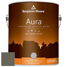 Benjamin Moore Aura 634 Waterborne Exterior Low Lustre Finish краска цвет 2140-30 Dark Olive