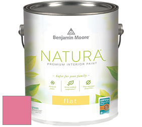 Benjamin Moore 512 Natura Interior Flat Finish матовая краска цвет 2001-40 Pink Popsicle