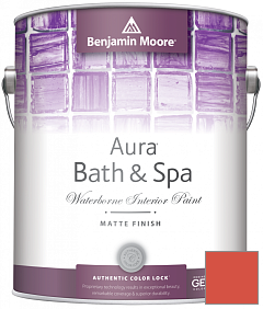 Краска Benjamin Moore Aura Bath & Spa Interior Paint Matte Finish (532) цвет 007 Piñata
