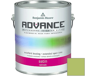 Краска Benjamin Moore 792. Advance Interior Paint-Satin эмаль цвет 412 Springhill Green