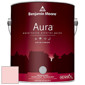 Benjamin Moore Aura 631 Waterborne Exterior Satin Finish краска цвет 2011-60 Springy Peach