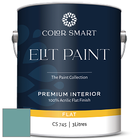 COLOR SMART CS 745 ELIT PAINT глубокоматовая моющаяся краска цвет 2051-40 Majestic Blue