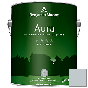 Краска Aura Waterborne Exterior Flat Finish (629) цвет 1626 Gentle Gray