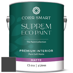 COLOR SMART CS 619 SUPREM ECO PAINT матовая краска цвет 2133-10 Onyx