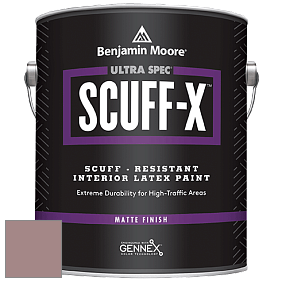 Benjamin Moore 484 Ultra Spec SCUFF-X Interior Matte Finish краска цвет 1244 Barberry