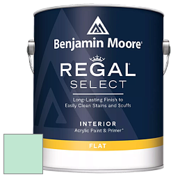 Benjamin Moore 547 Regal Select Waterborne Interior Flat Finish краска цвет 575 Tropical Paradise