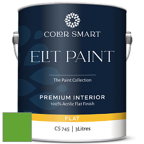 COLOR SMART CS 745 ELIT PAINT глубокоматовая моющаяся краска цвет 2032-20 Traffic Light Green
