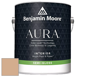 Benjamin Moore Aura 528 Waterborne Interior Semi-gloss Finish краска цвет 1089 Chilled Chardonnay