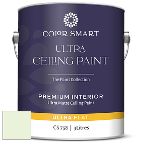 COLOR SMART CS 758 ULTRA CEILING PAINT ультраматовая краска цвет 2030-70 Iced Mint